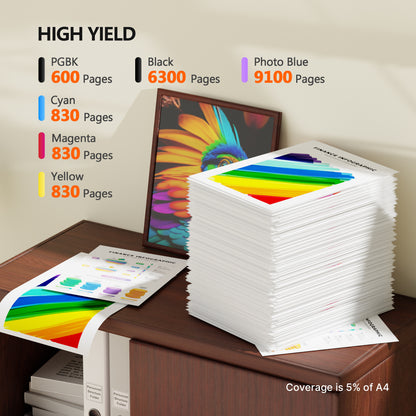 PGI-280XXL CLI-281XXL Ink Cartridges Compatible for Canon 280 281XXL for PIXMA TR8520 TR8620a TR8520 TS6220 TS6320 TS8220(6 Pack)