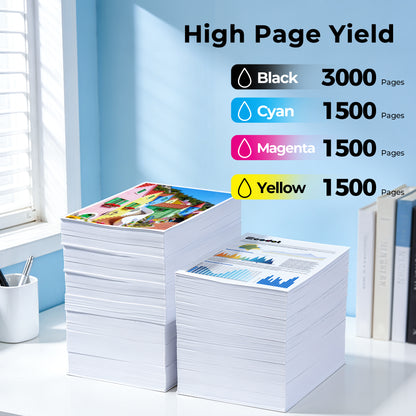 LC3011 LC3013XL Ink Cartridges Compatible for Brother LC3013 LC3013XL LC3011 Work for Brother MFC-J491DW MFC-J497DW MFC-J895DW MFC-J690DW Printer (5 pack)