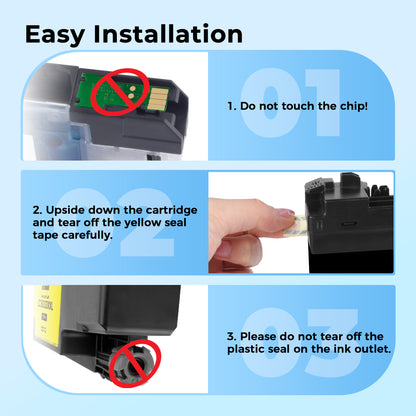 LC3033XXL Ink Cartridges Compatible for Brother LC3033 LC3033 XXL  Ink Cartridge High Yield Work with Brother MFC-J995DW MFC-J805DW MFC-J815DW J995DWXL J805DWXL J815DWXL 4 Pack ( Black Cyan Magenta Yellow)