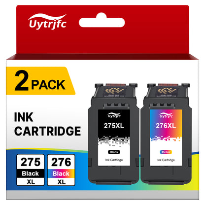 PG-275 CL-276 XL Ink Cartridges Compatible for Canon 275XL 276XL Combo Pack for TS3520 TS3522 TR4720 TR4722 TS3720 Printer (2 Pack)