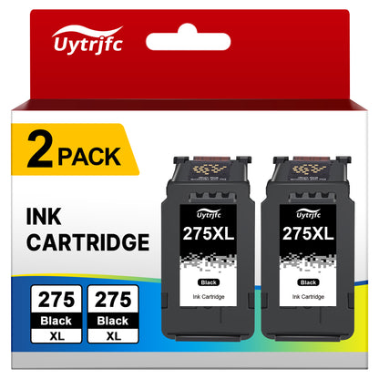 PG-275 275XL Ink Cartridges Compatible for Canon 275XL PG275XL Black for PIXMA TR4720 TS3522 TR4700 TS3722 TS3500 TS3520 Printer(2 Black)